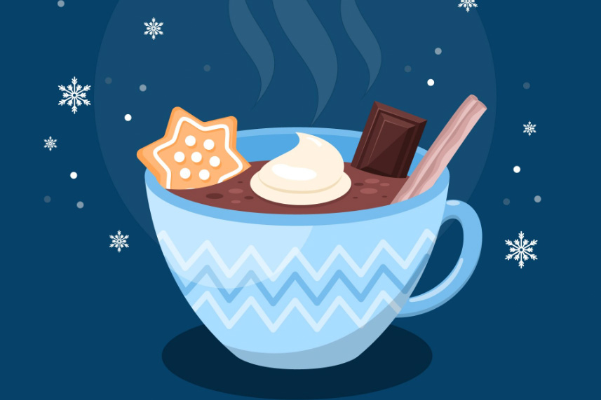 Secretos para hacer chocolate caliente, calido y bajo en grasa para los dias frios. Grafico: Thien Nhan