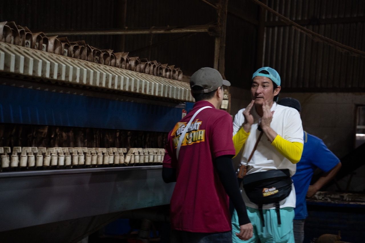 Huy Khanh participates in the show "First Way to Make a Living". Photo: Producer.