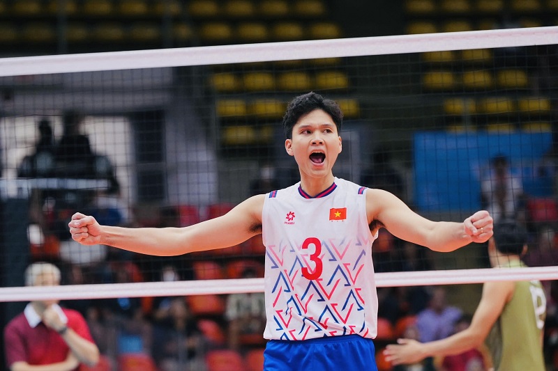 El jugador Duong Van Tien se unio al equipo de voleibol Cong an TP Ho Chi Minh desde la temporada 2026. Foto: Minh Dan