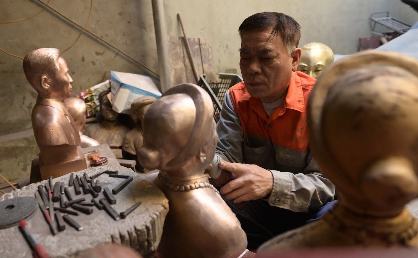 Cac hoa tiet tren san pham duoc cham khac ti mi. Anh: Nguyen Truong