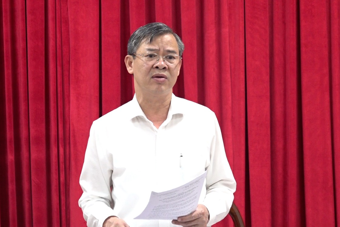 Chu tich UBND TP Can Tho Truong Canh Tuyen. Anh: Ta Quang