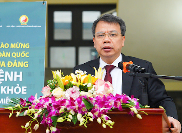 PGS.TS Nguyen Quoc Huy, Giam doc Hoc vien Y - Duoc hoc co truyen Viet Nam. Anh: BTC