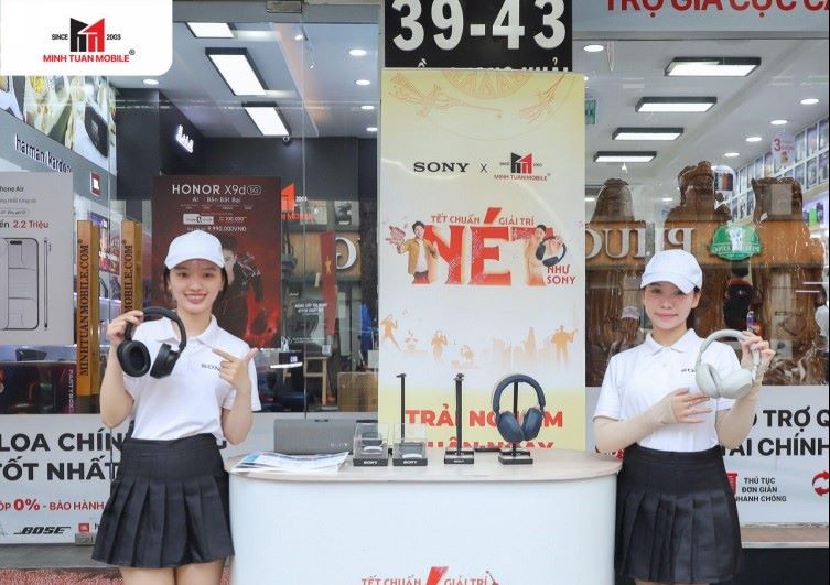 Sony Sound Fest – "Standard entertainment Tet, Sony style" is the opening activity for a series of technology experience programs that Minh Tuan Mobile plans to implement in 2026. Photo: Provided by DN