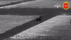 Ukrainian base attacked by Russian army. Photo: Russian Ministry of Defense