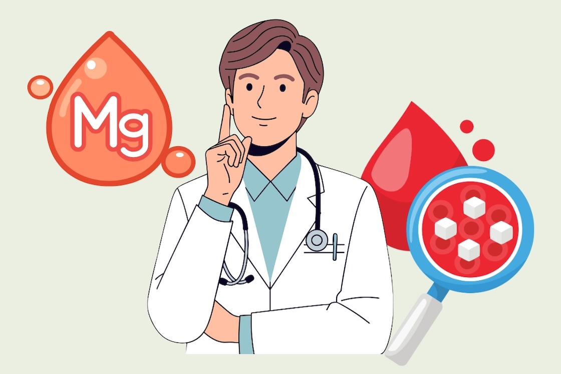 What happens when people with high blood sugar lack magnesium