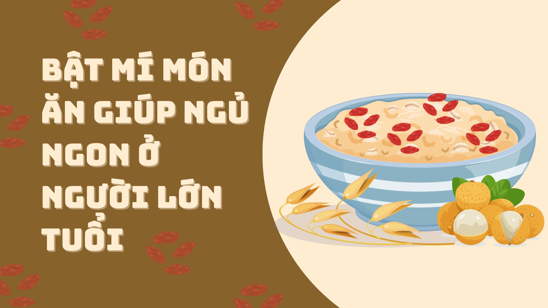 Revealing dishes to help sleep well in the elderly