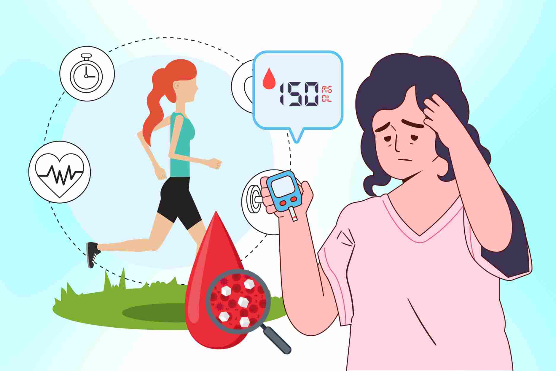 Some reasons why regular exercise still causes high blood sugar