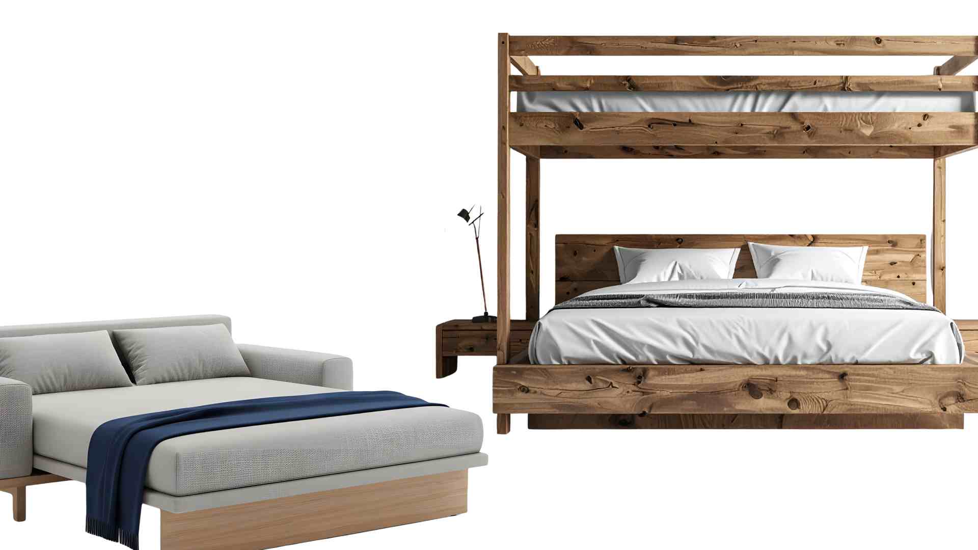 Flexible design helps the bedroom become more comfortable. Graphics: Ha May