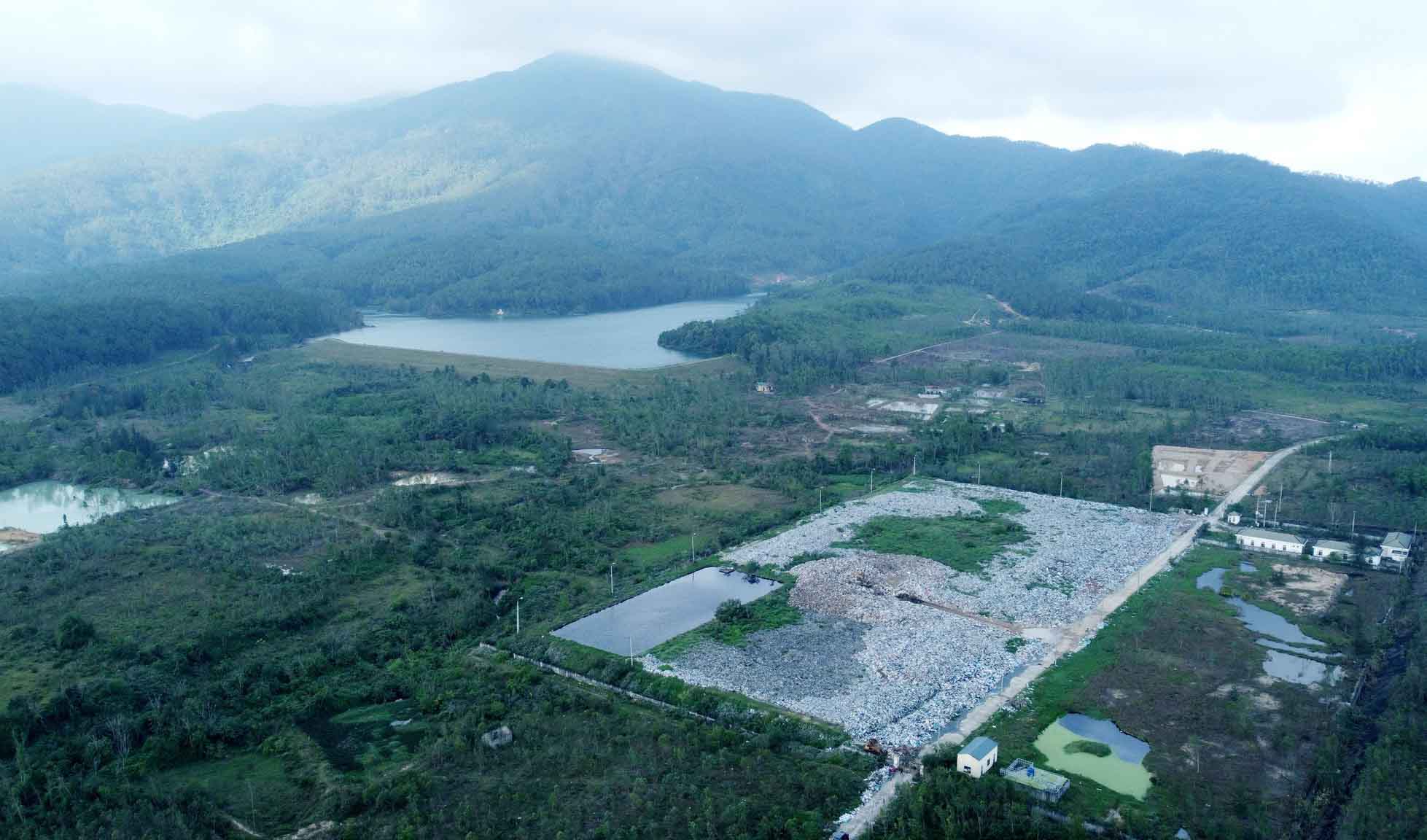 The area about to deploy the construction of the garbage power plant in Hong Loc commune that many people are facing is being actively clarified by Ha Tinh province regarding related contents. Photo: Ho Thoa.