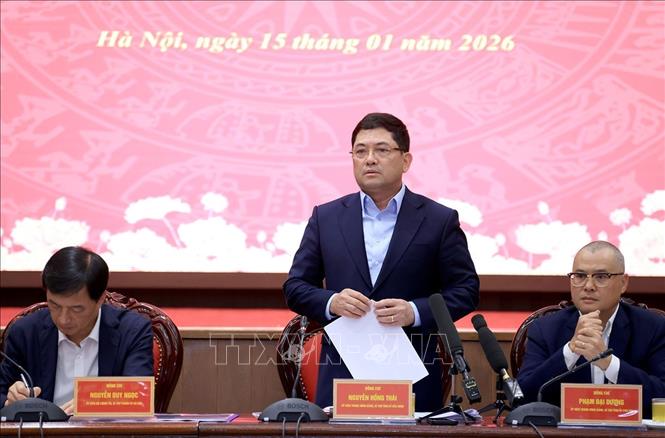 Secretary of Bac Ninh Provincial Party Committee Nguyen Hong Thai. Photo: Tuan Anh/VNA