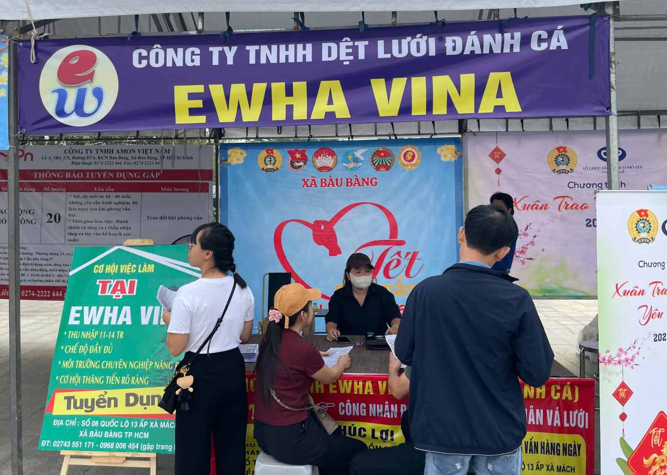 Many businesses in the North of Ho Chi Minh City are in demand for labor recruitment. Photo: Dinh Trong