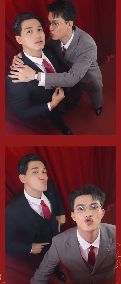  Ma Ran Do va Tran Ngoc Vang tao dang nhi nho, than thiet voi nhau. Anh: Nghe si cung cap.