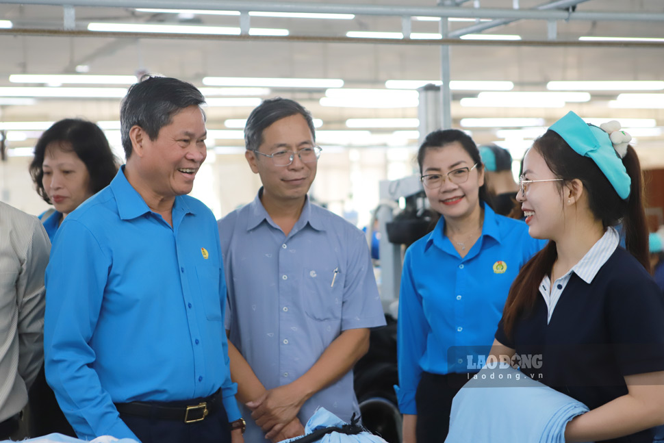 The Trade Union organization encourages, cares for, and listens to the thoughts of union members and workers in Gia Lai. Photo: Hoai Phuong