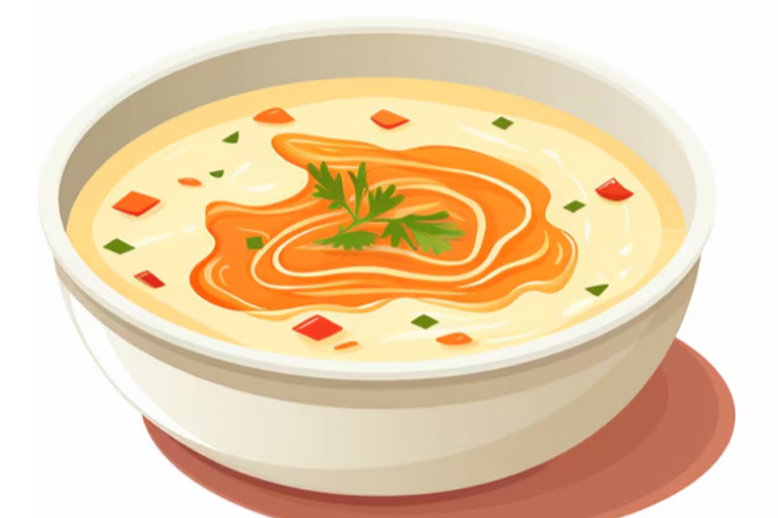 血糖値を上げないようにスープを正しく食べる。グラフィック:ティエン・ニャン