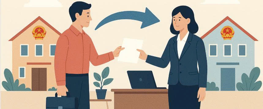 Maintaining allowances when transferring to another commune. Graphics: Huong Giang