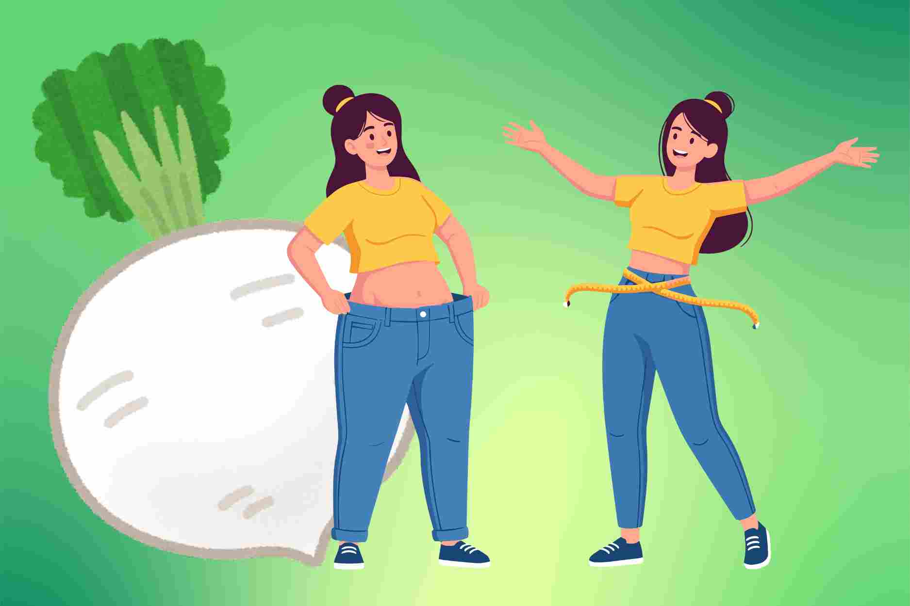 2 dishes from white radish to help support effective weight loss and detoxification