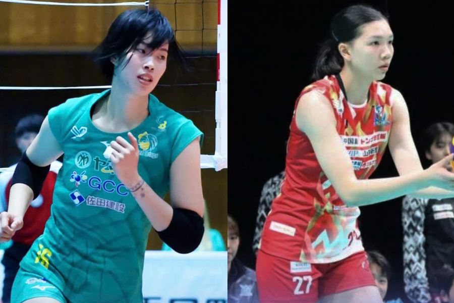 Thanh Thuy va Bich Thuy deu nhan that bai. Anh: Bong chuyen Viet Nam