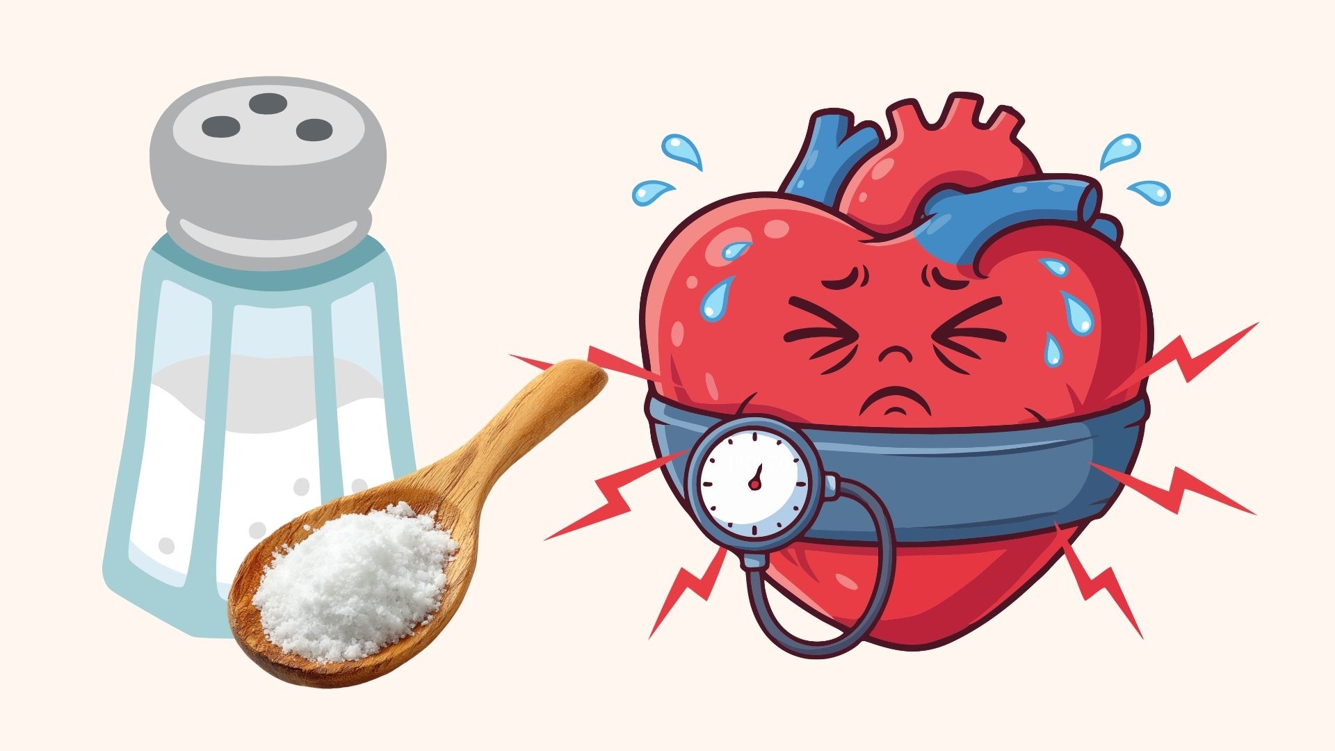 High blood pressure consumes just enough salt per day. Graphics: Linh Dan