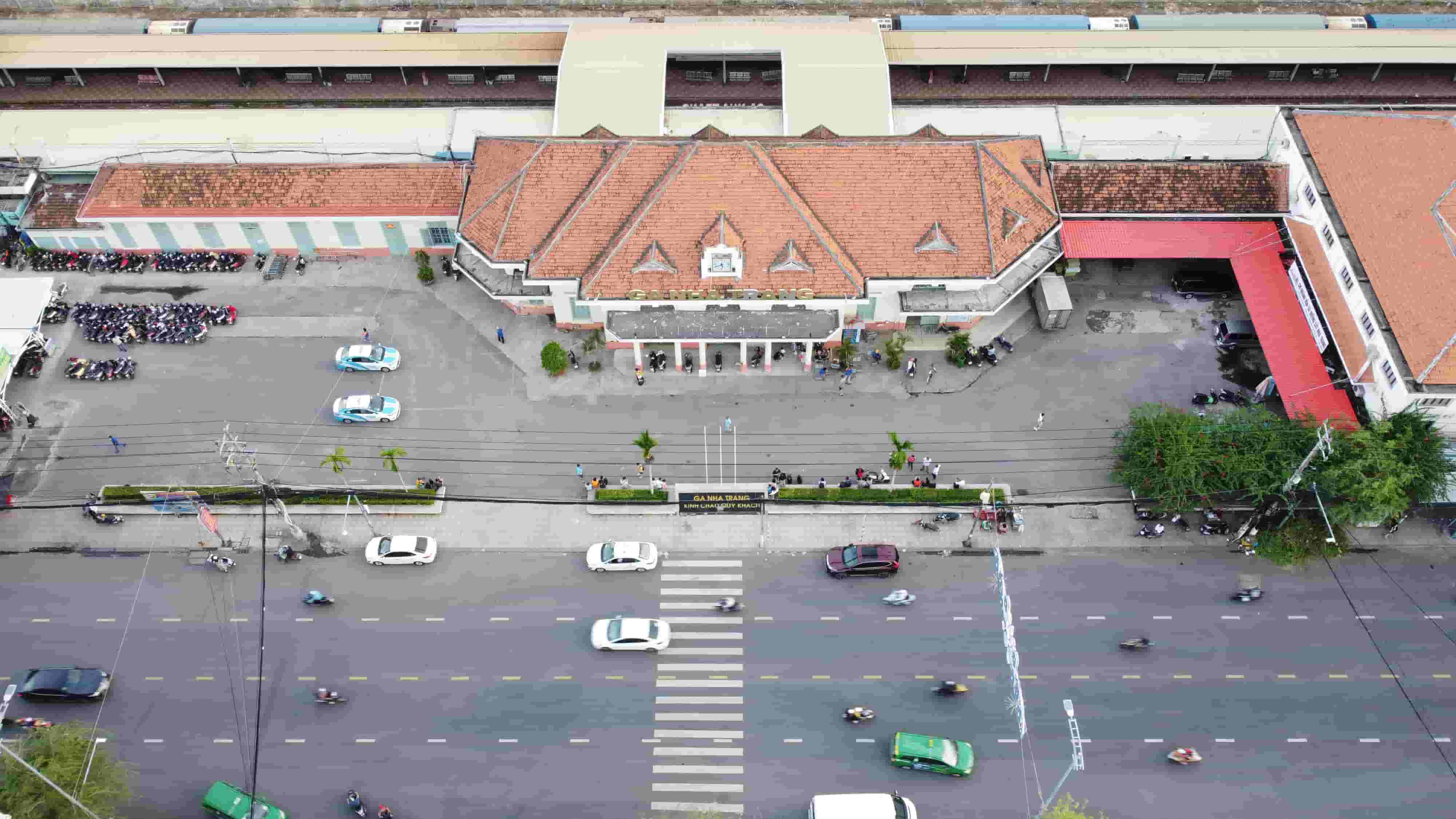 Nha Trang Station seen from above. Photo: Huu Long