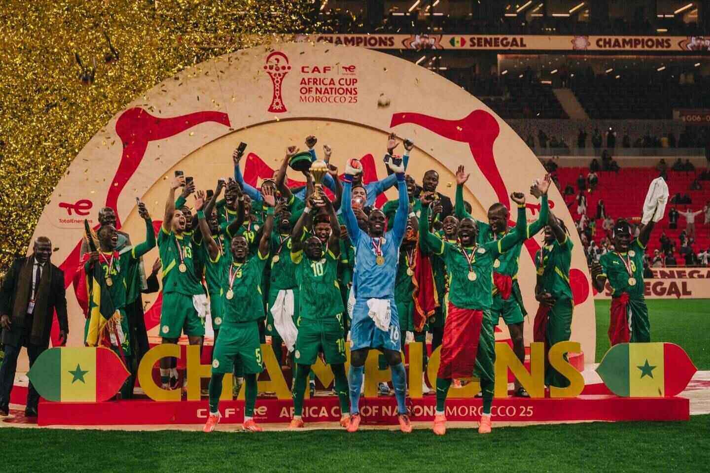 Senegal gana la Copa CAN 2025. Foto: Federacion de Futbol de Senegal