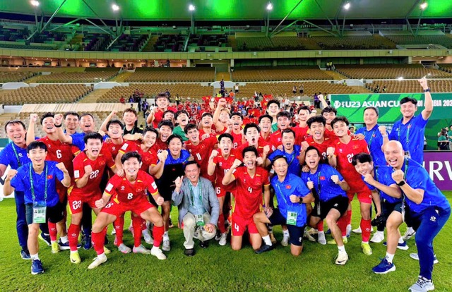 U23 Vietnam at the 2026 AFC U23 Championship. Photo: AFC