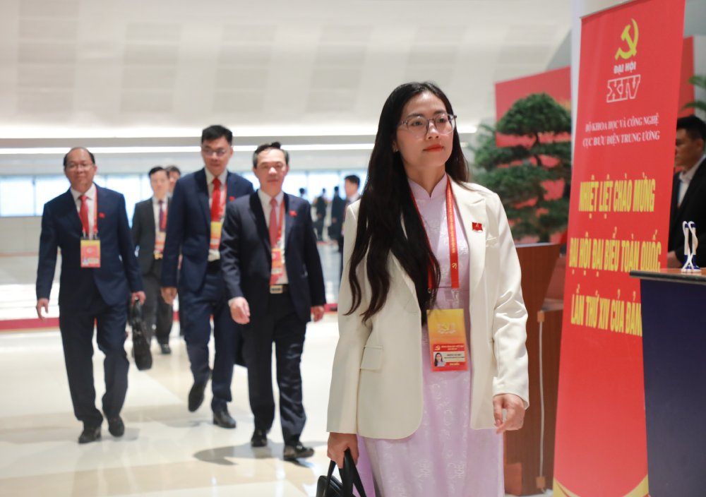 Cac dai bieu du Dai hoi XIV cua Dang. Anh: Pham Dong