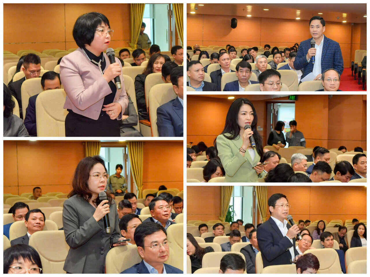 Cac cu tri phat bieu y kien doi voi nhan su duoc gioi thieu tai Ngan ung cu Dai bieu Quoc hoi khoa XVI.