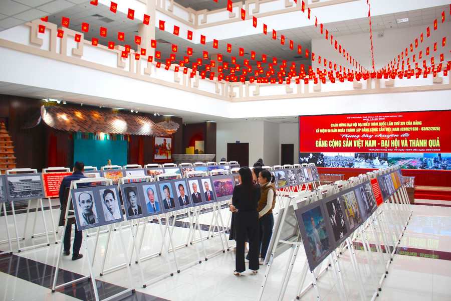 The 14th Congress ignites the spirit of Party orientation in grassroots life in Hung Yen. Photo: Mai Huong