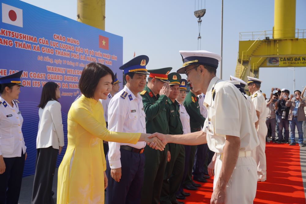 Da Nang welcomes Japanese ships and prepares for joint training at sea
