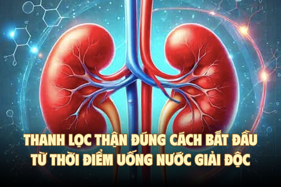 Proper kidney detoxification starts from the time of drinking detoxifying water