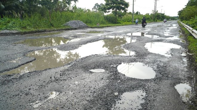Quốc lộ 61 qua An Giang được chi 73 tỉ đồng sửa chữa năm 2026
