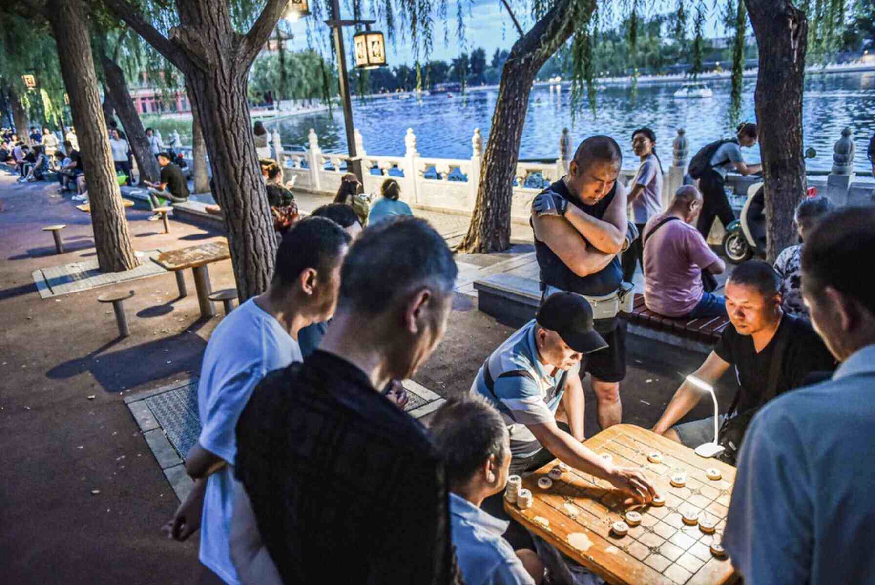 Chinese people on the streets of Beijing. Photo: Xinhua