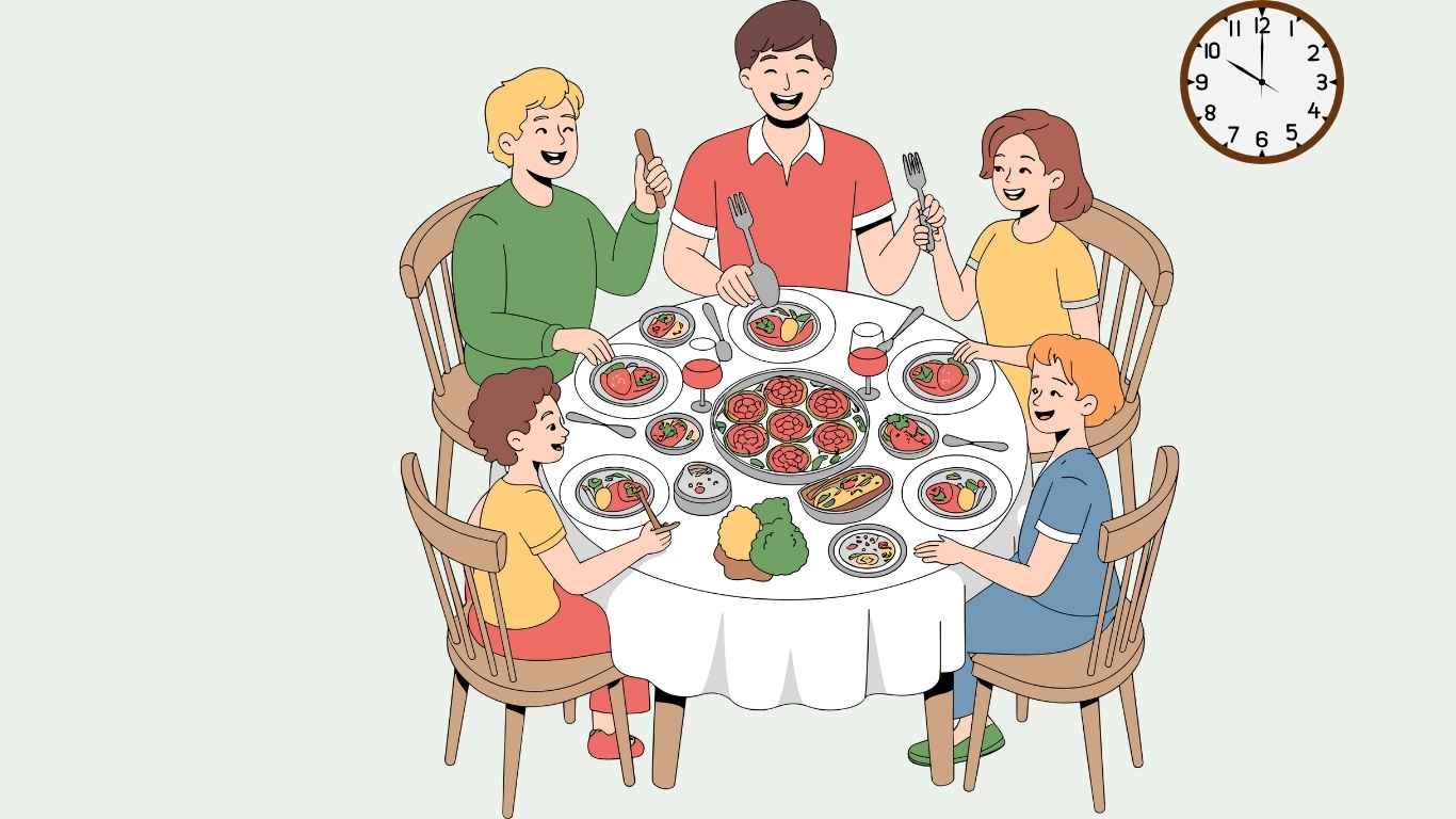 Whether a family is happy or not only needs to be seen through this. Graphic photo: Hoang Loc.