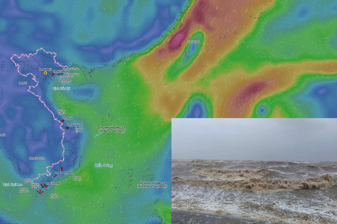 Forecast of Typhoon Nokaen and unfavorable weather in the next 2 days