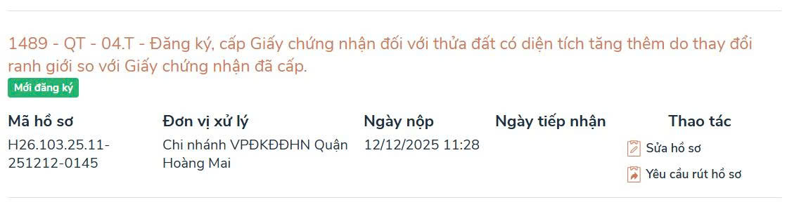 Ban doc phan anh ve thu tuc dang ky cap giay chung nhan quyen su dung dat con cham. Anh:  