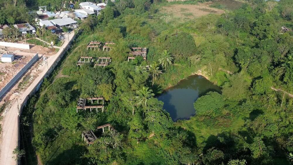 The fate of a 5-star unfinished eco-tourism area in Hue for many years. Photo: Nguyen Luan