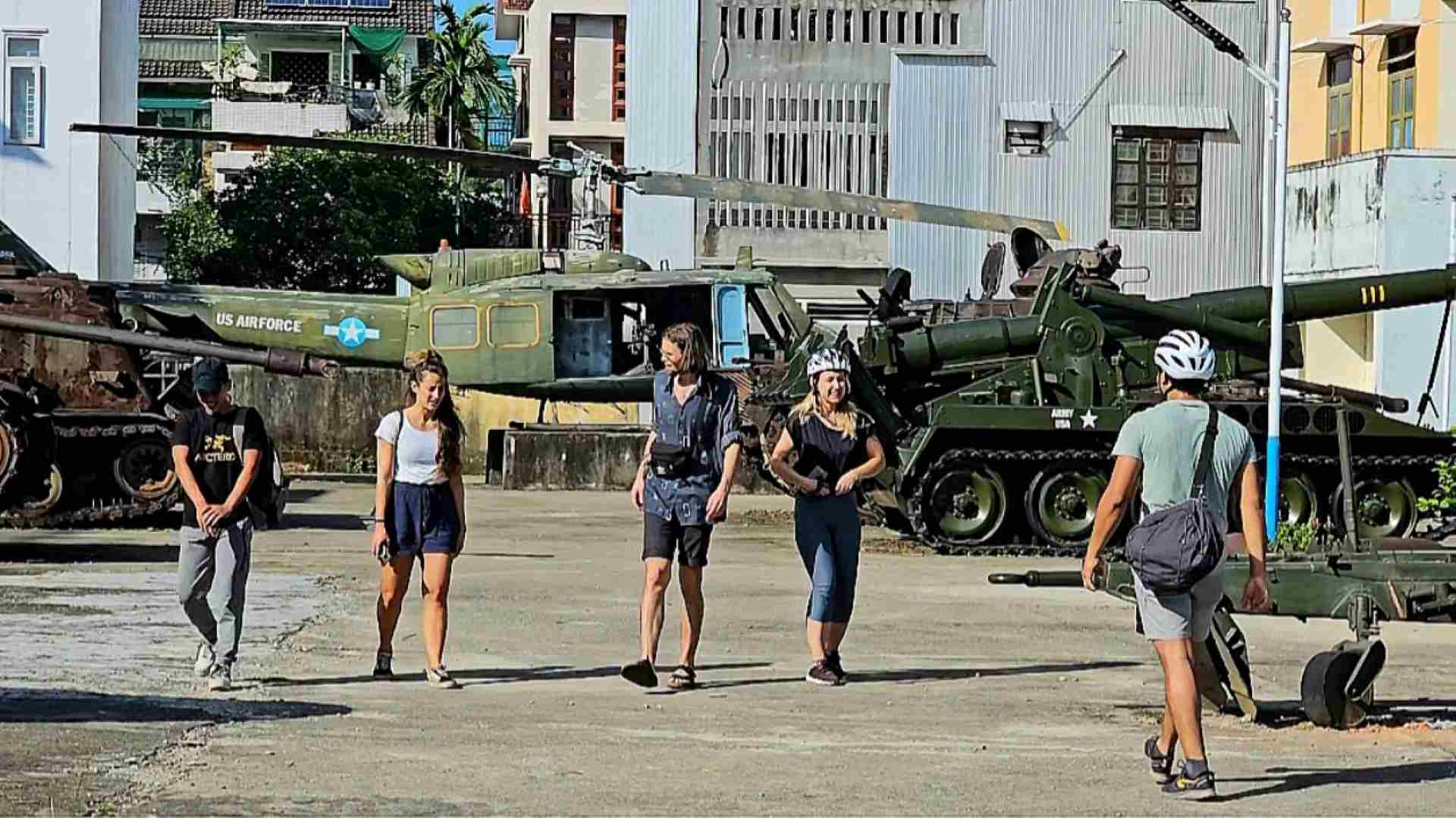 Tourists visit the historical museum at 268 Dien Bien Phu street (Hue City). Photo: Nguyen Luan.