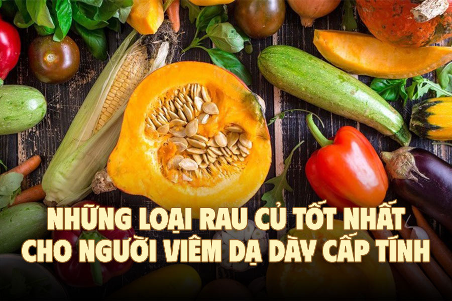 The best vegetables for people with acute gastritis