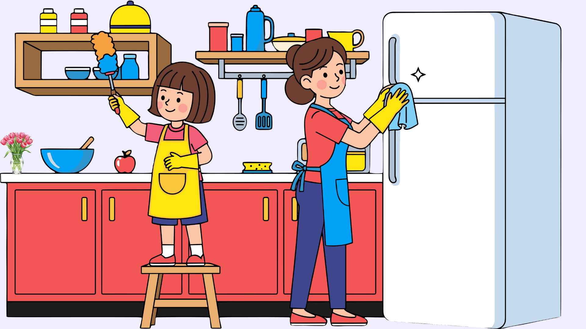 毎日、多くの人が見逃すいくつかの簡単な操作でキッチンを清潔に保ちます。グラフィック写真:ホアン・ロック.