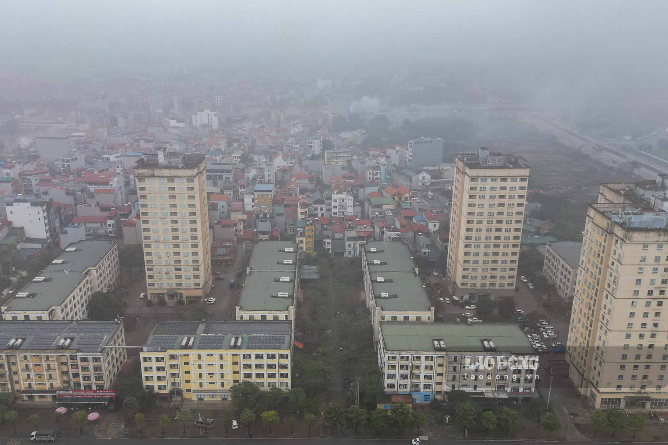 Worker housing area in Thien Loc commune. Photo: Tung Giang