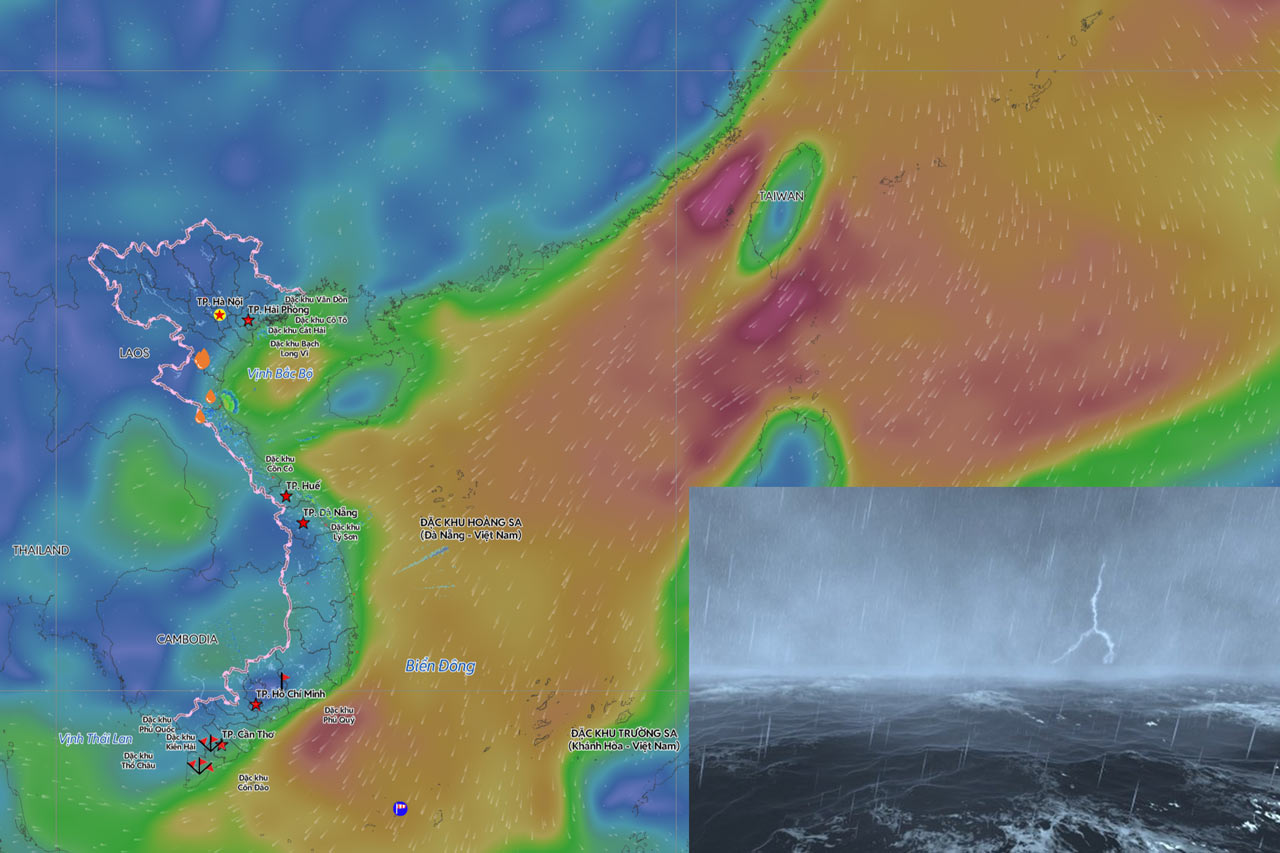 Weather forecast for the next 2 days due to cold air