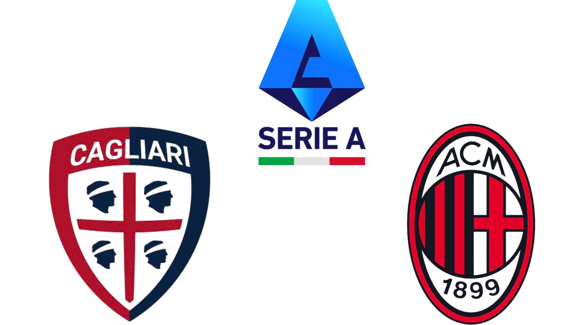Cagliari vs. AC Milan in Serie A. Graphics: Van An