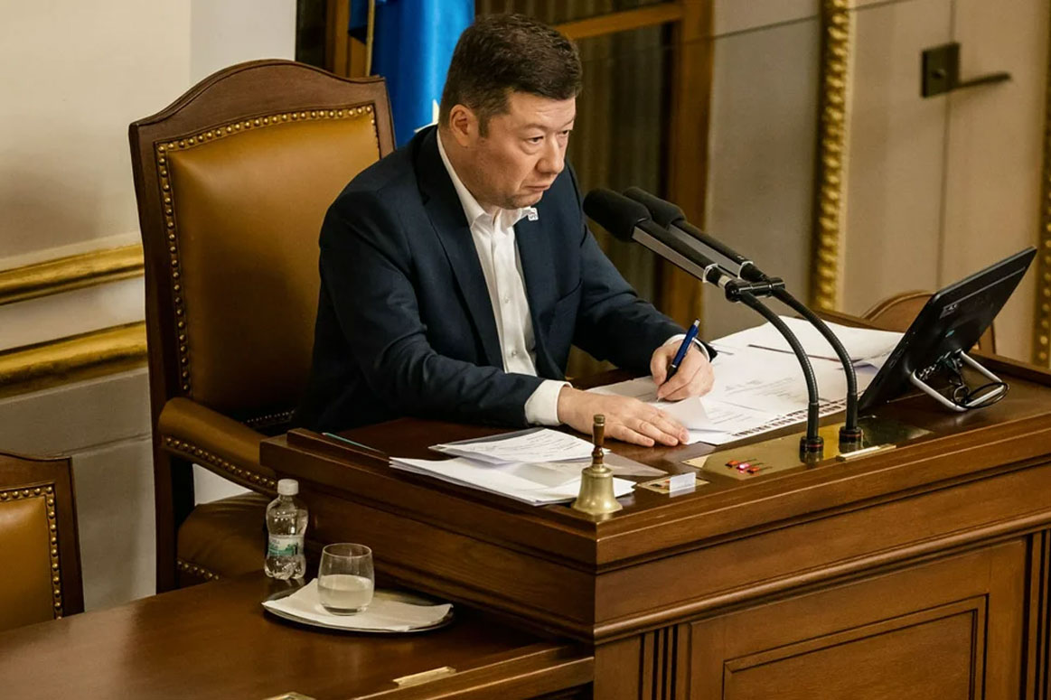 Chu tich Ha vien Cong hoa Czech Tomio Okamura. Anh: Quoc hoi Cong hoa Czech