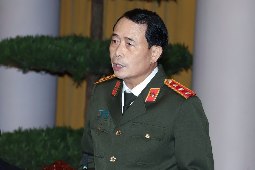 Thuong tuong Le Quoc Hung - Thu truong Bo Cong an. Anh: Tran Vuong