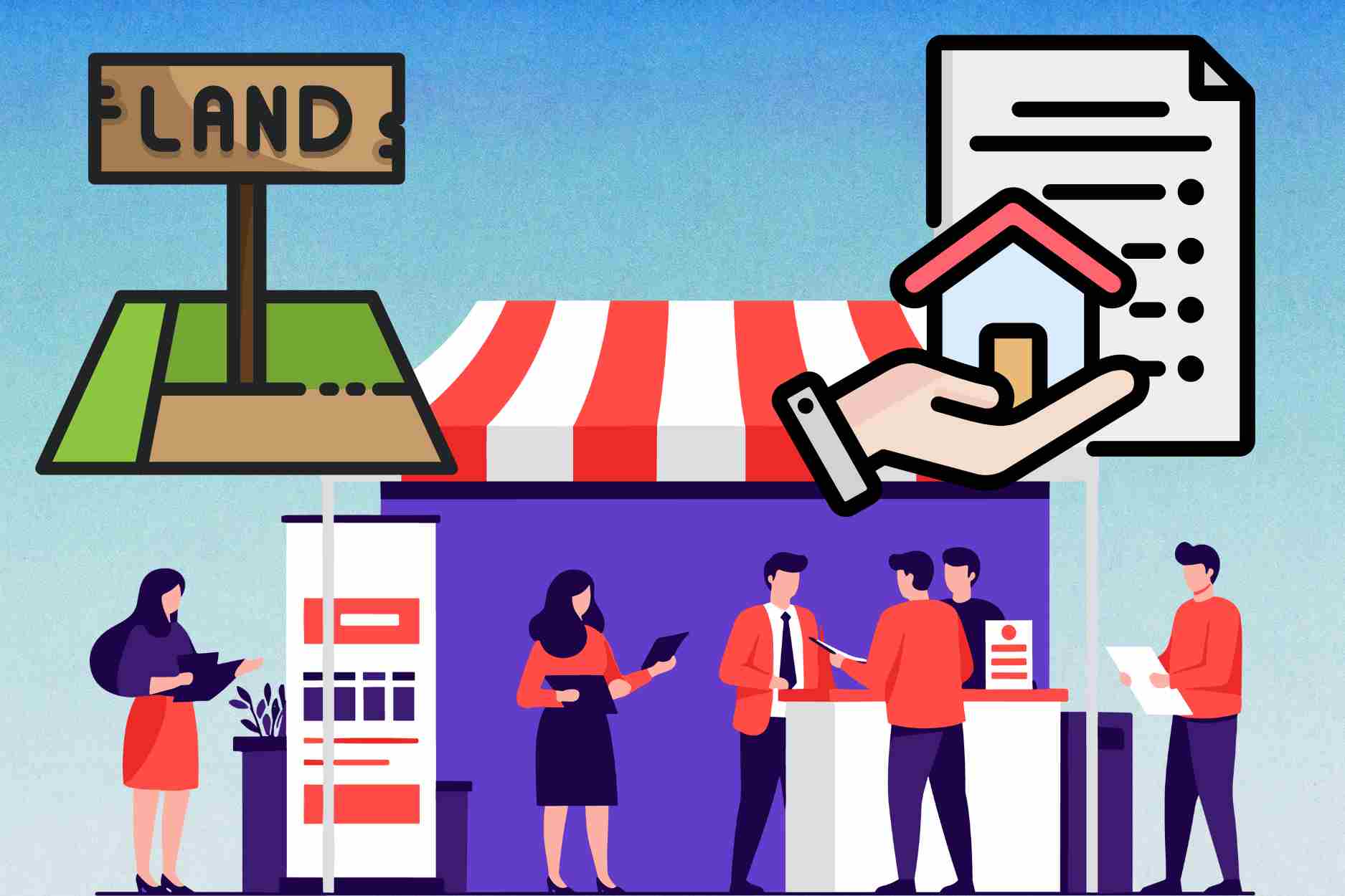 Developing a land use plan for land use purposes: Is it necessary to dismantle existing works?