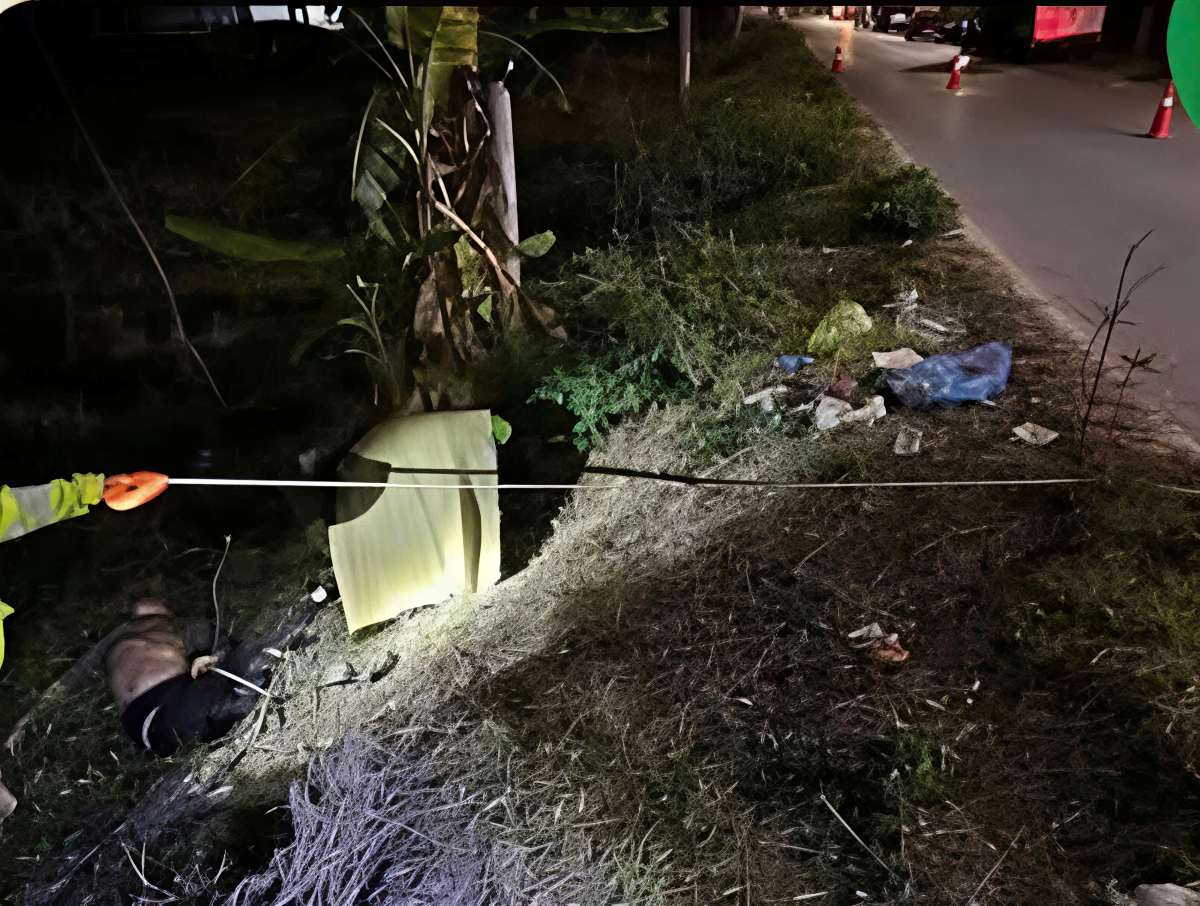 Scene of the accident. Photo: Hai Phong Police