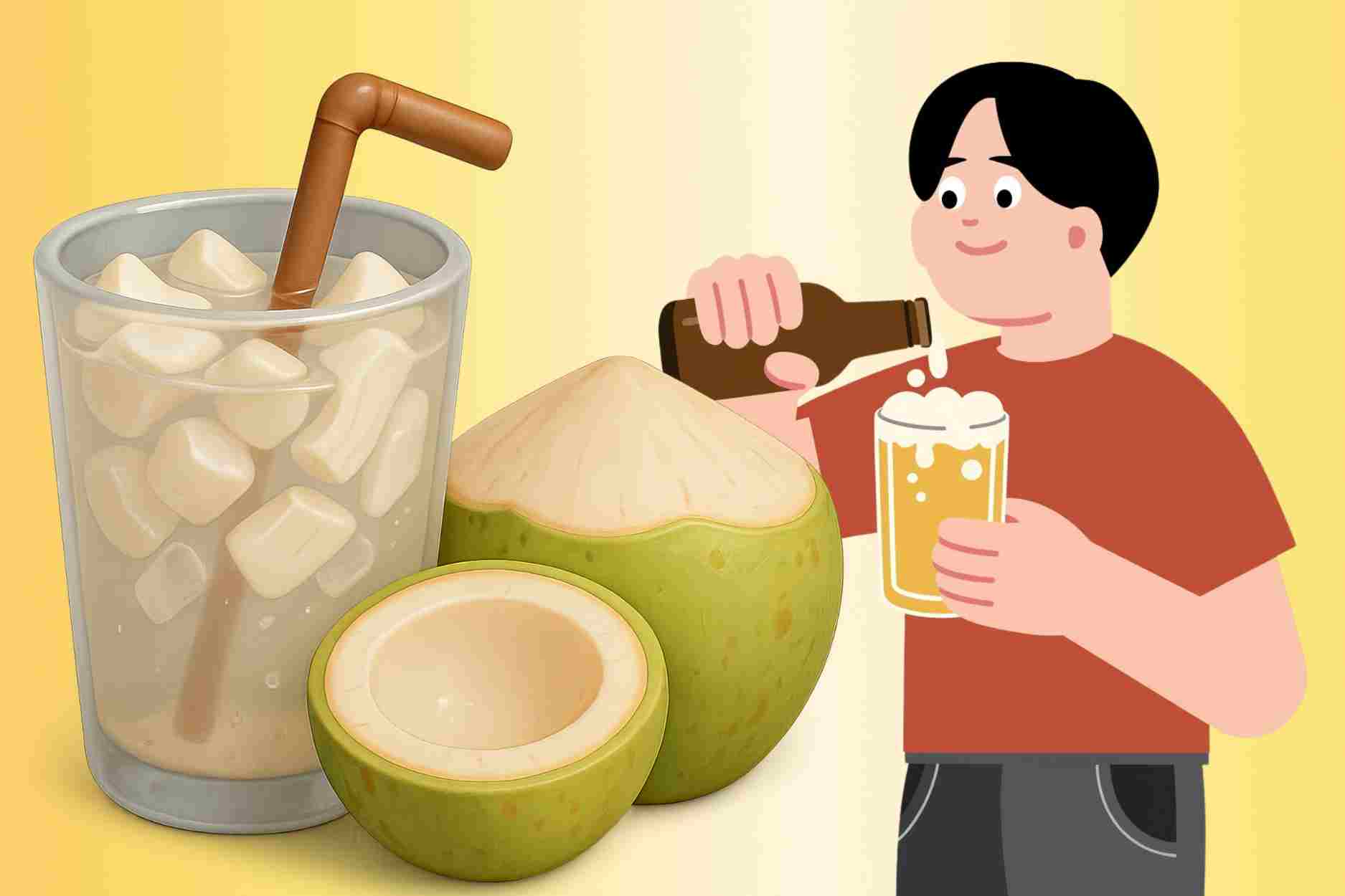 Drinks that help the body recover after drinking alcohol on holidays