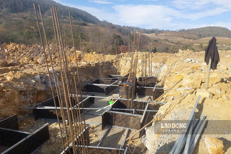 Cac cong trinh duoc trien khai dong bo de hoc sinh som co truong moi. Anh: Dinh Dai