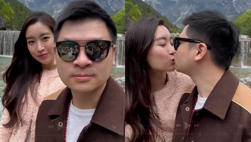 Do My Linh va Do Vinh Quang thuong xuyen tan huong khoanh khac ngot ngao khi du lich cung nhau. Anh: Cat tu video