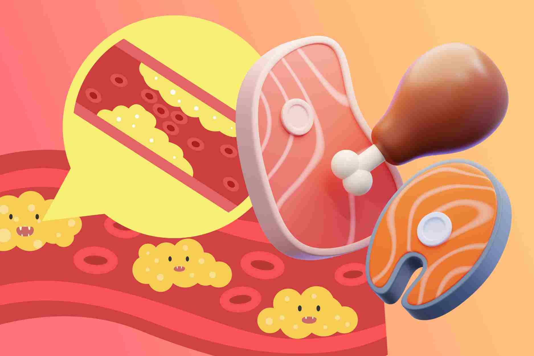 Golden time to eat meat for people with high blood fat